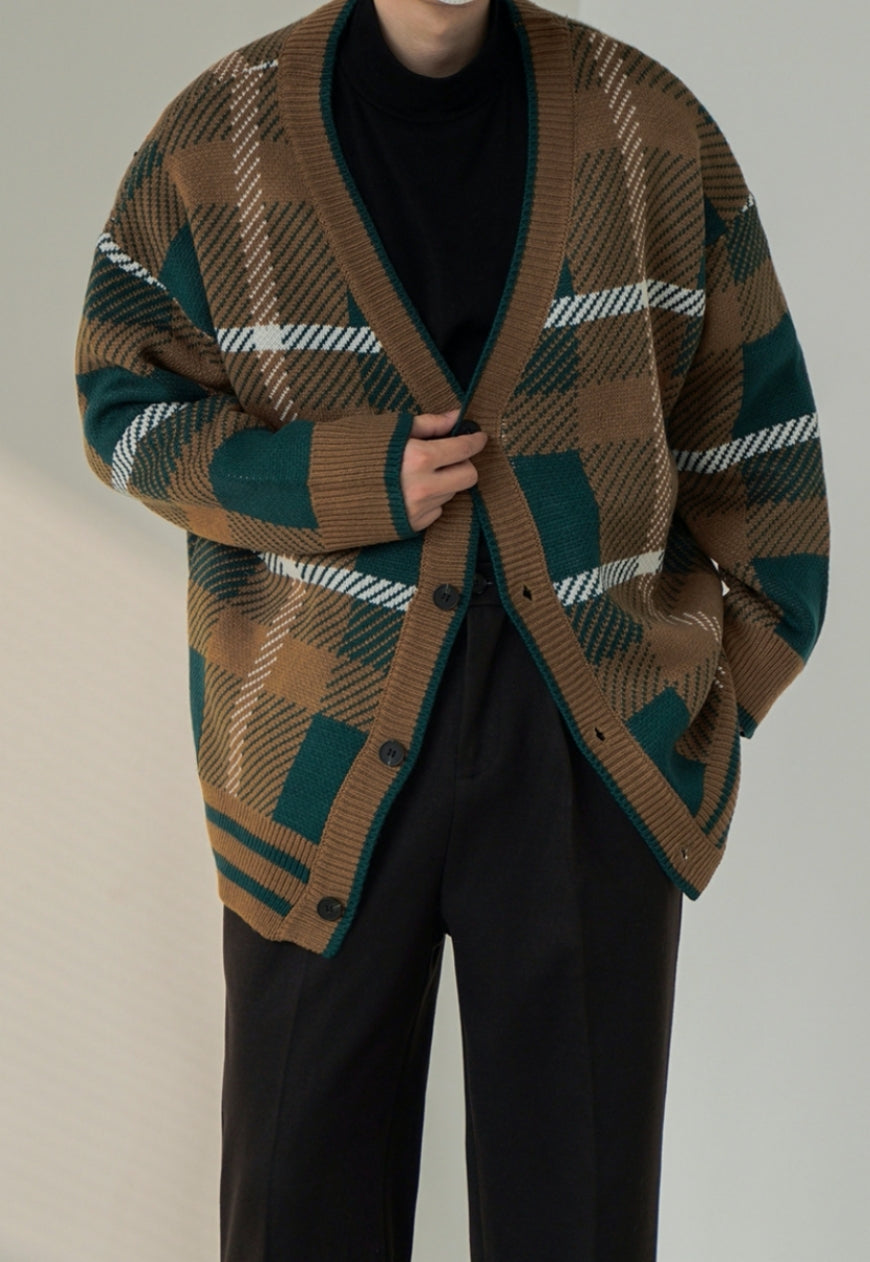 Men's Retro long-sleeved sweater