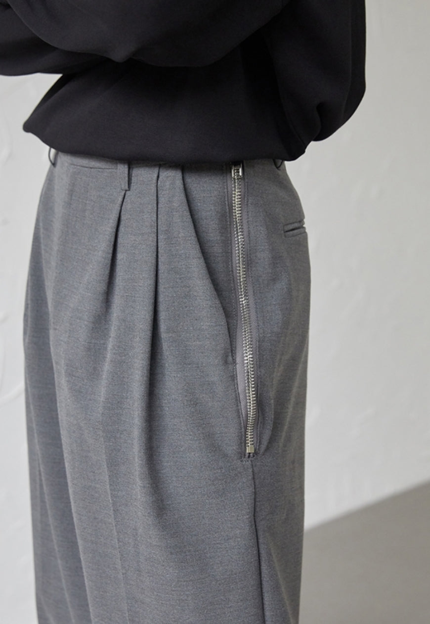 UZIP DESIGN Men's side zip trousers