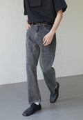 UZIP DESIGE Men's Snowflake Dark Grey Jeans