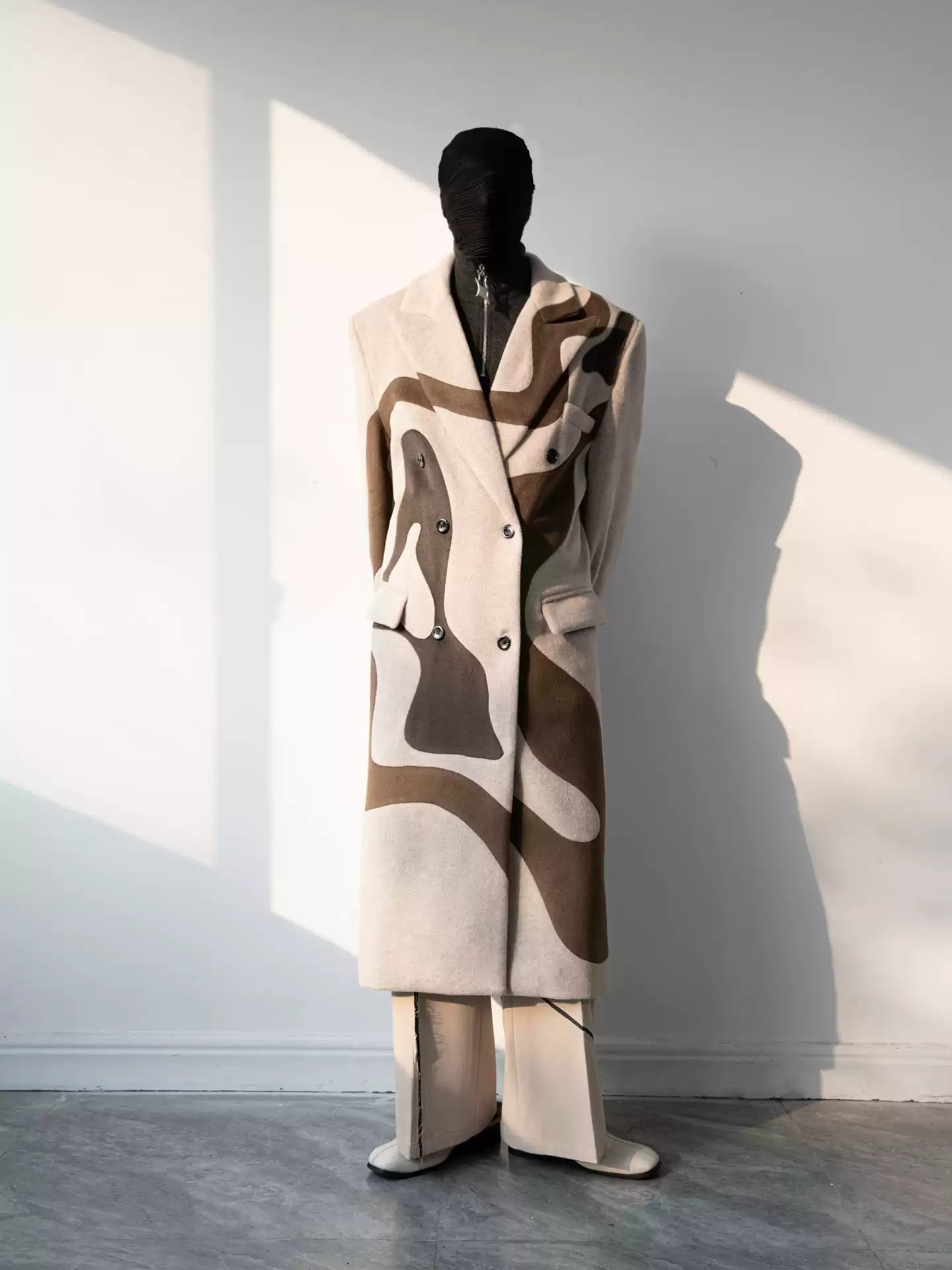 Men's Geometric design coat