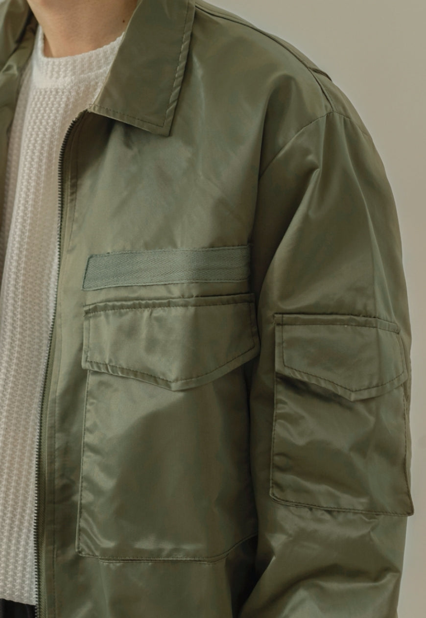 Men's Vintage aviator baseball jacket