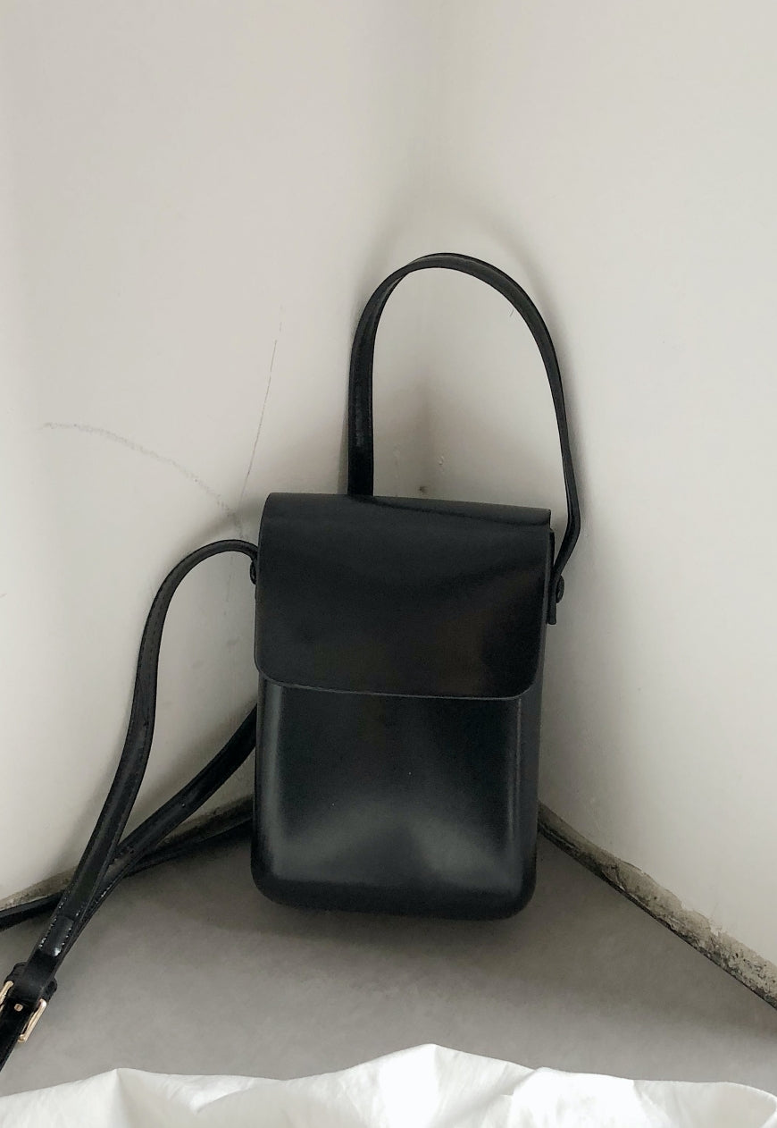UZIP DESIGN  Men's Homemade black diagonal bag
