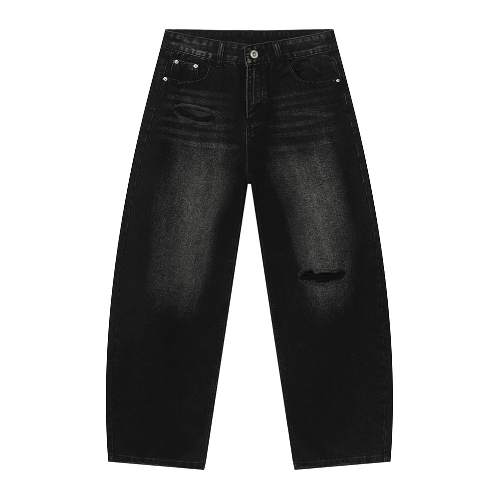 Men's Personalized washed denim jeans