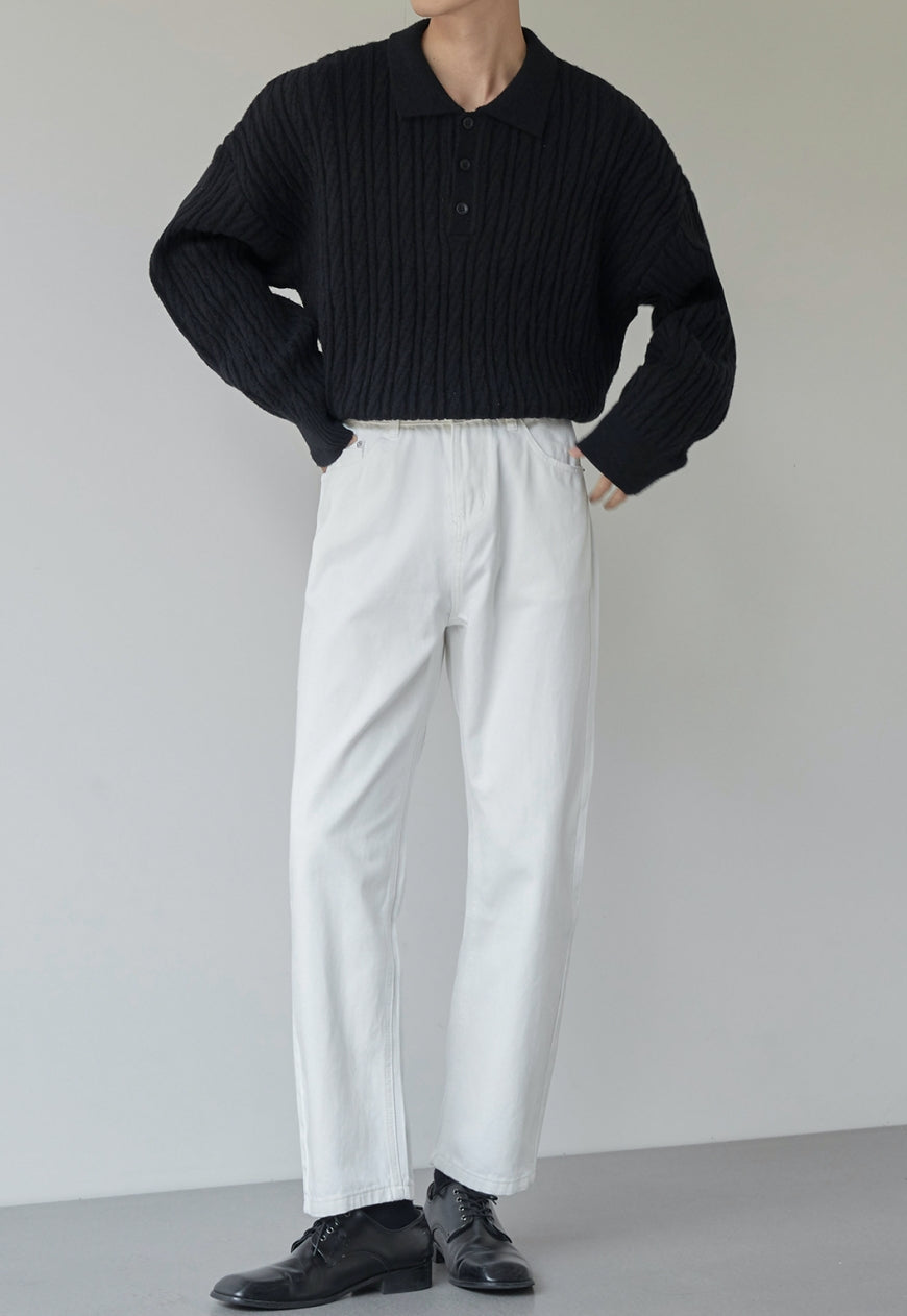 Men's White vintage jeans