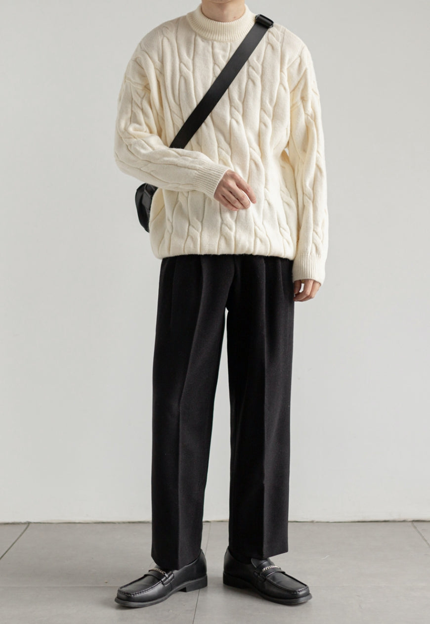 Men's Retro turtleneck sweater