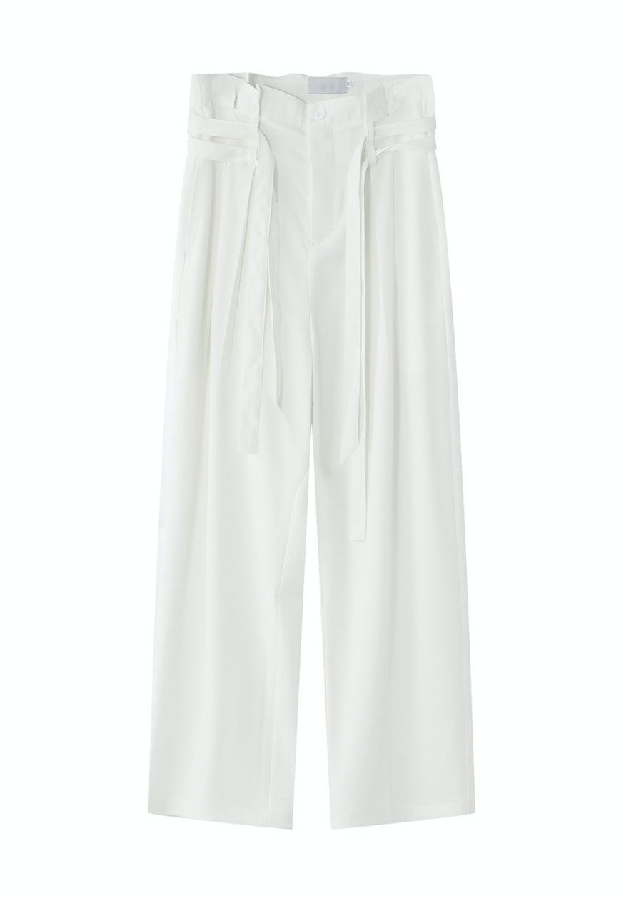 Men's mid high wide pants