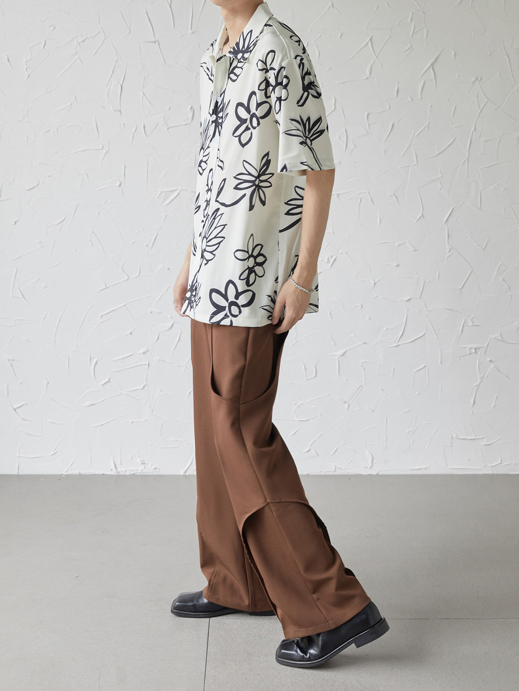 UZIP DESIGN Men's design botanical shirt