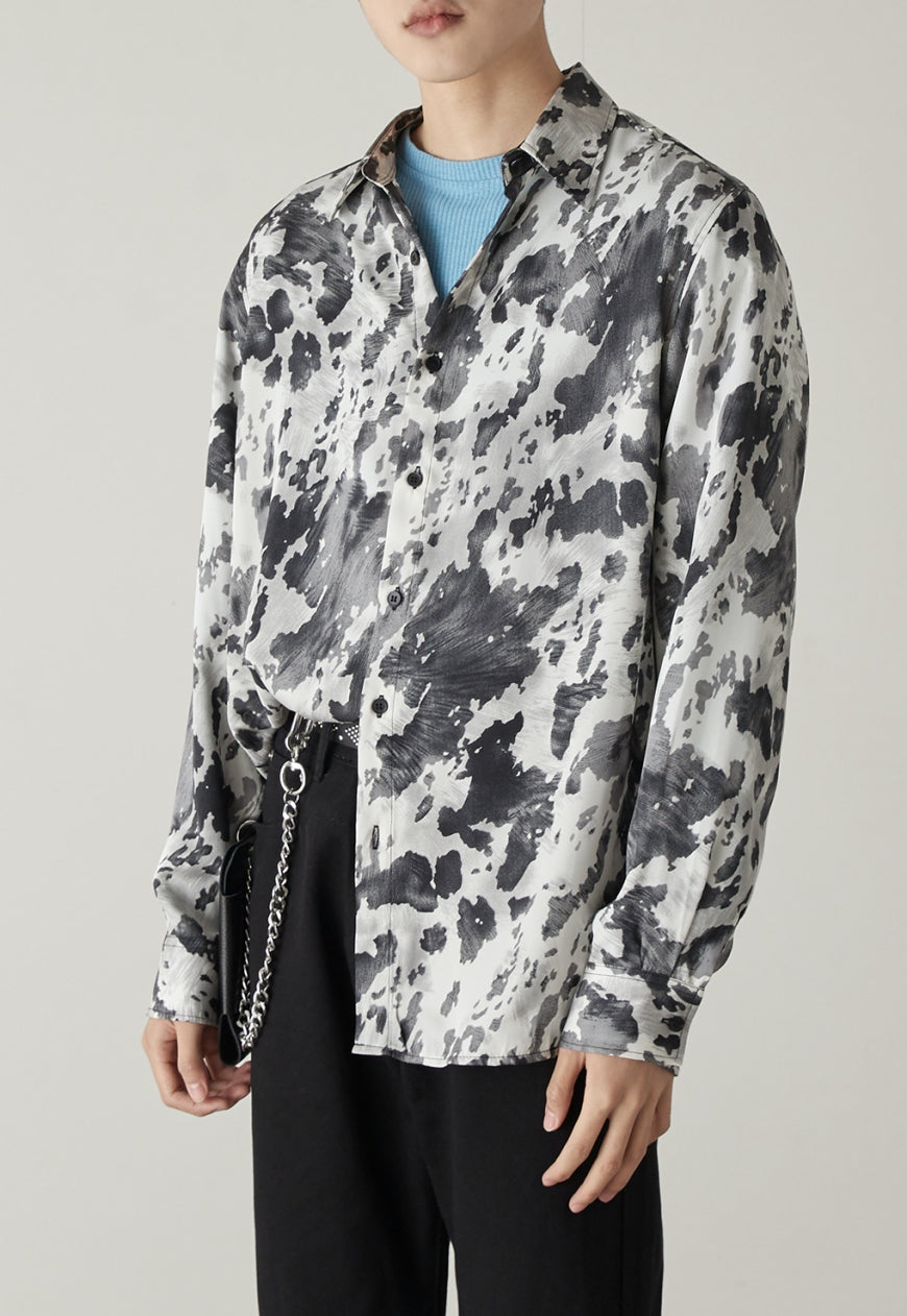 Men's Textured camouflage shirt