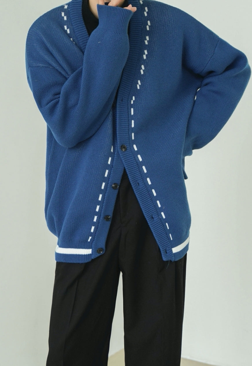 UZIP DESIGN Men's vintage cardigan sweater