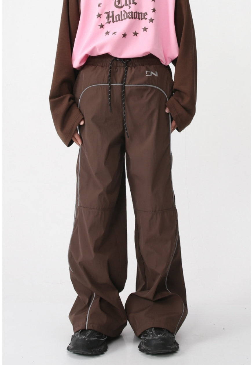 Men's draped track pants