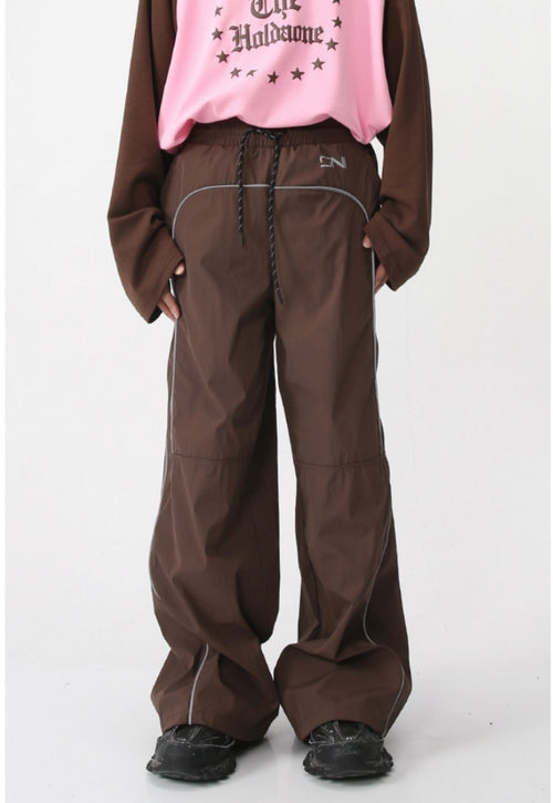 Men's draped track pants