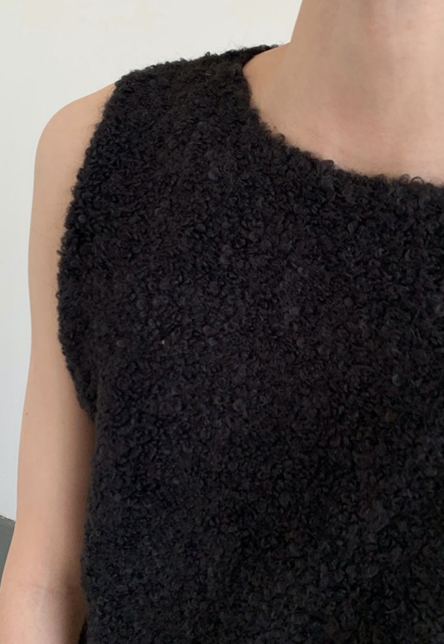 Men's fashion Curly Vest