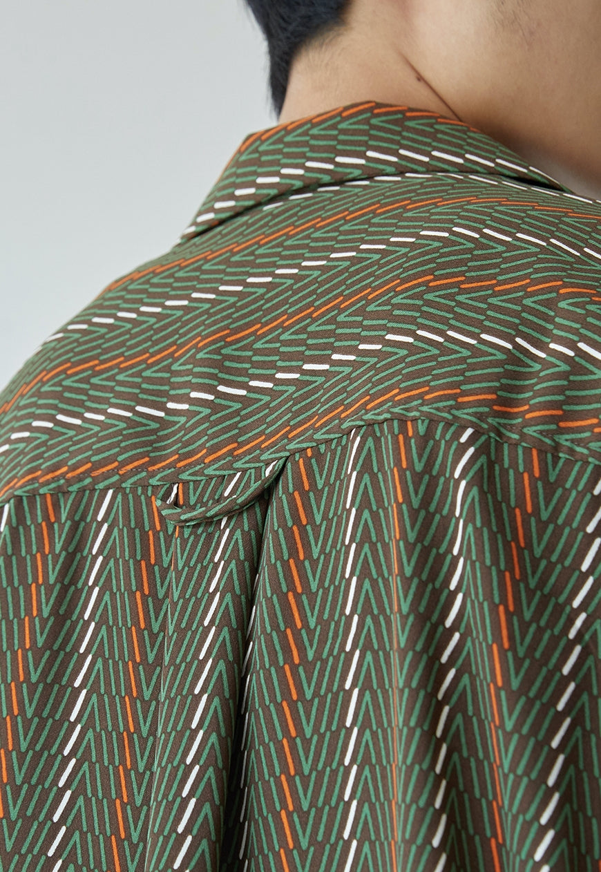 【Sale】Men's Vintage green shirt