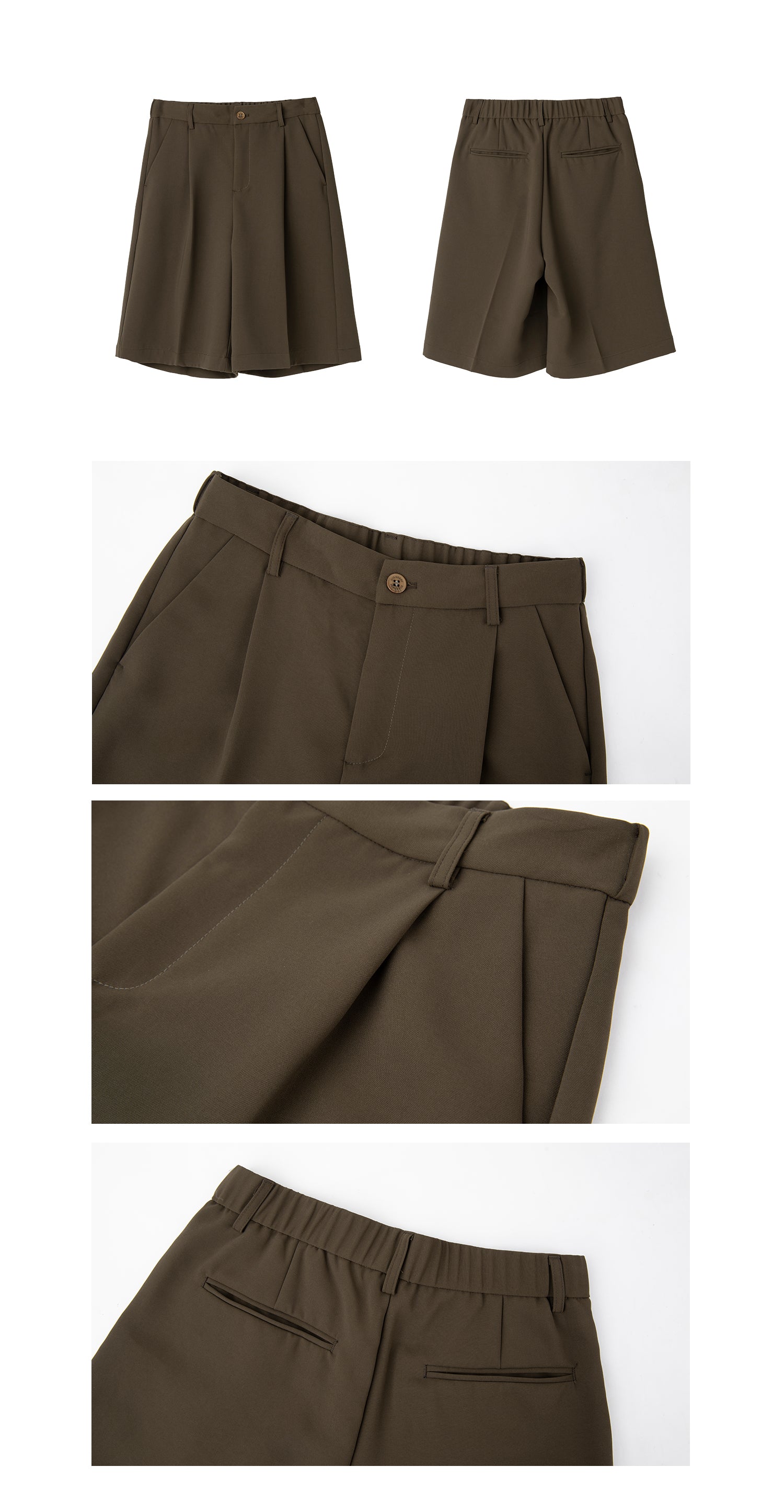 UZIP DESIGN Men's high-end suit shorts