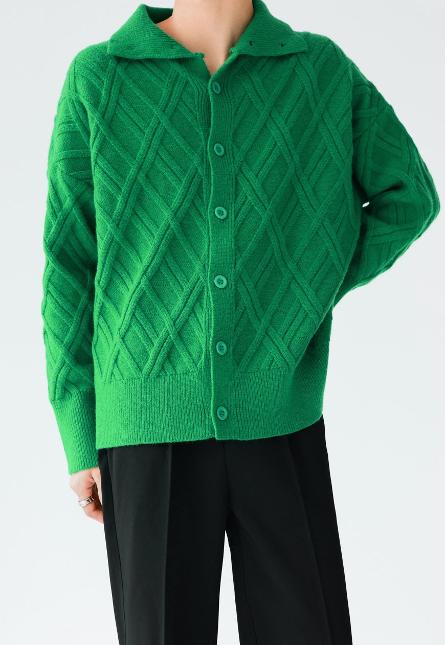 Men's solid color turtleneck sweater