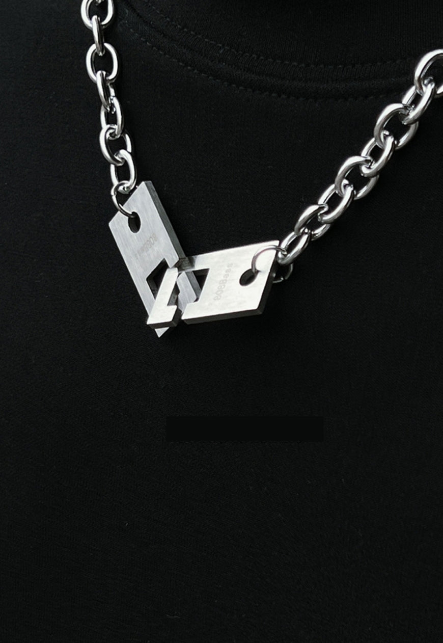 Men's Design Titanium Necklace