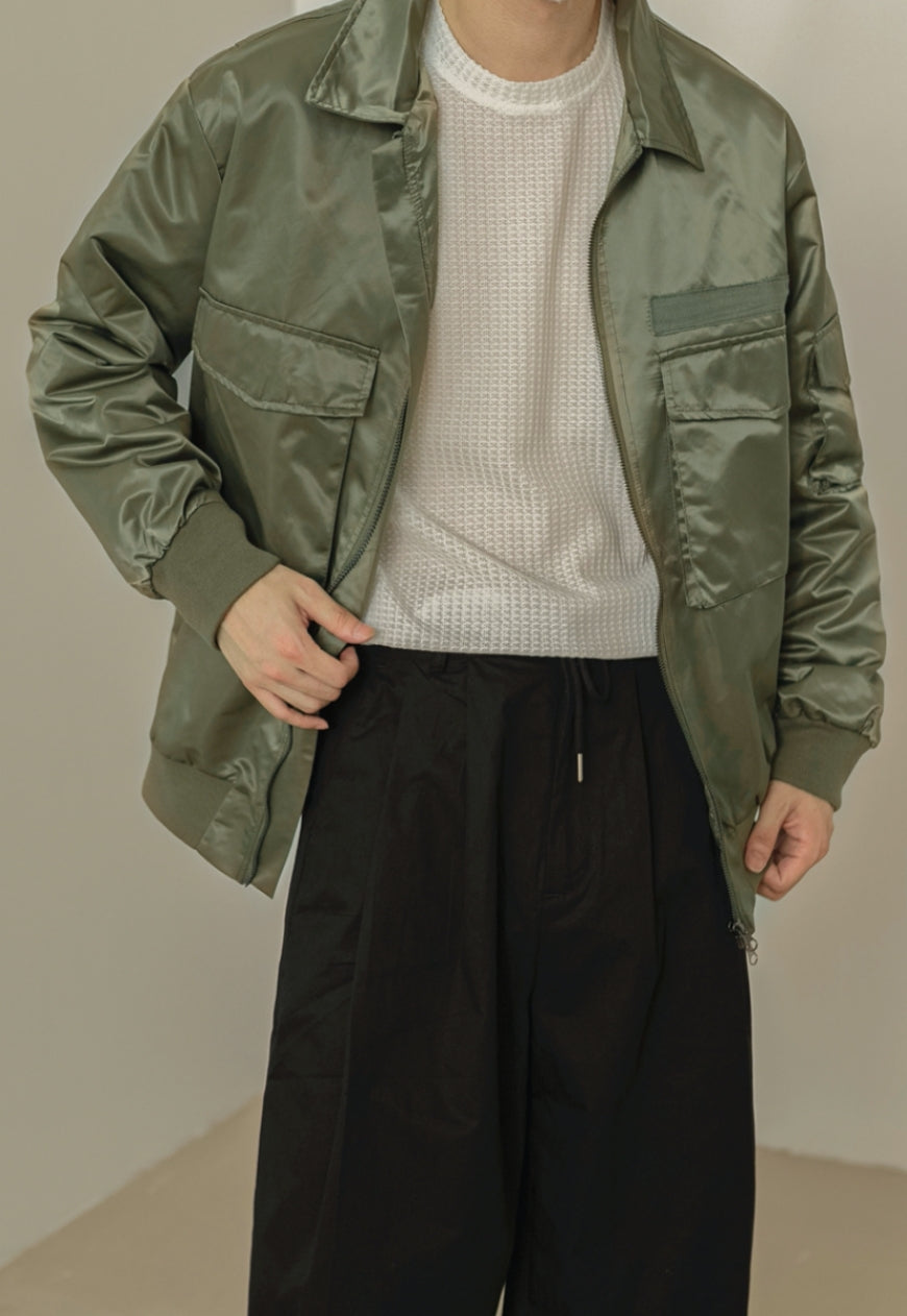 Men's Vintage aviator baseball jacket
