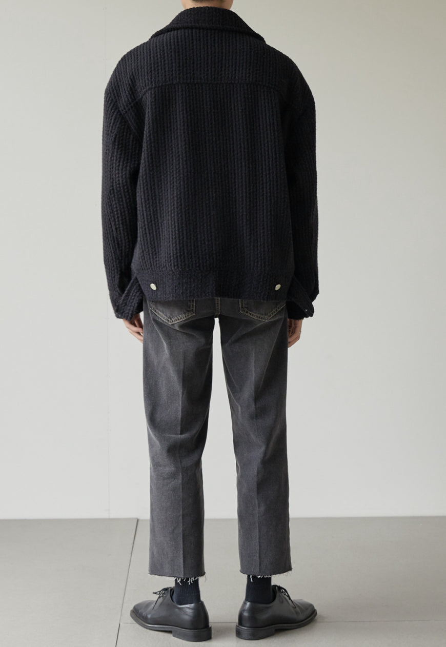 Men's Black fashion design Jacket