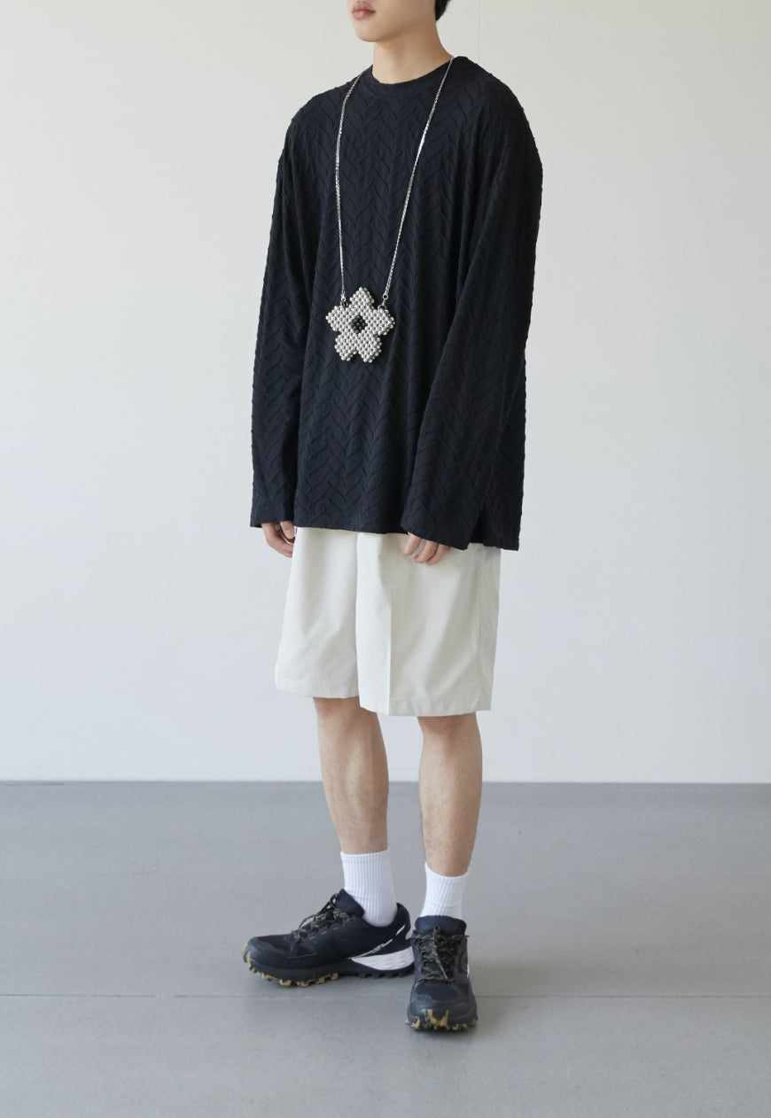 Men's Fashion solid color long sleeve t-shirt