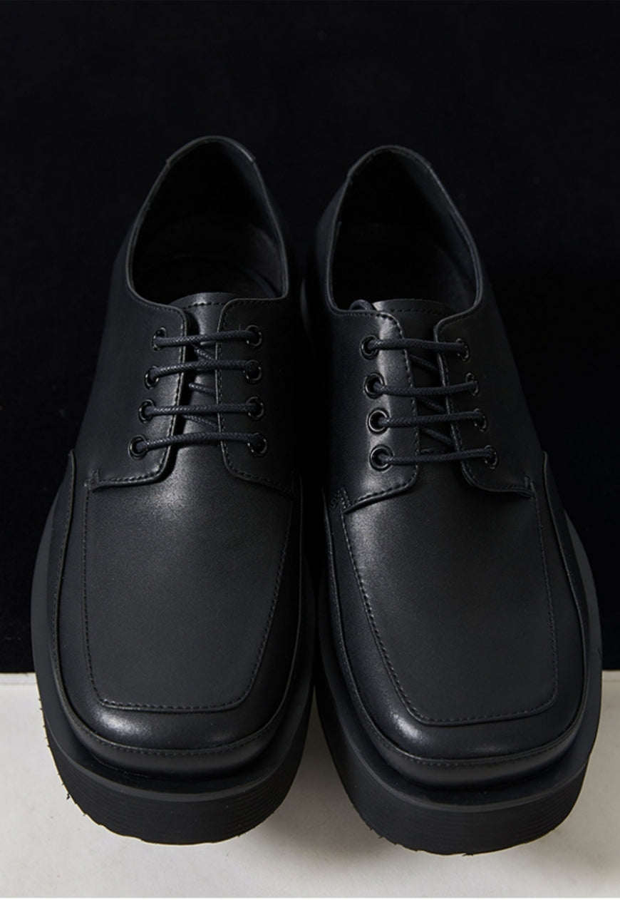 Men's Lace-Up white derby shoes
