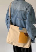 UZIP DESIGN Men's contrast canvas bag