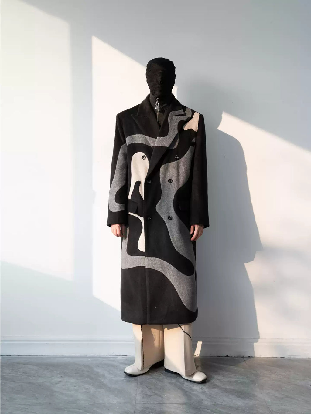 Men's Geometric design coat