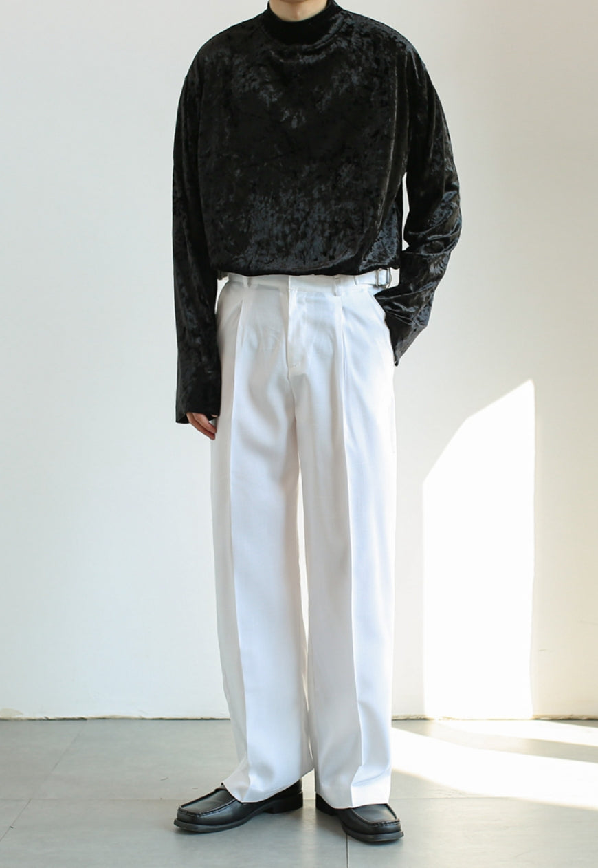 Men's Spring gold velvet T-shirt