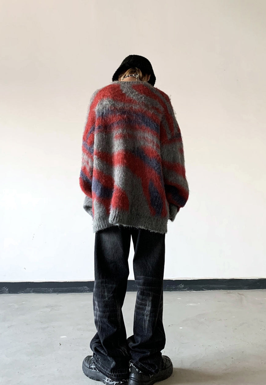 Men's vintage striped sweater