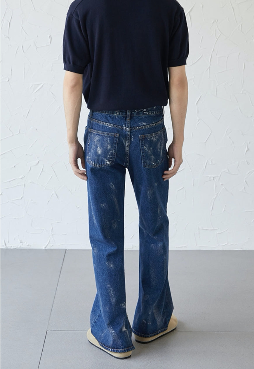 UZIP DESIGN Men's Design zipper slit denim trousers SS2022 VOL.5