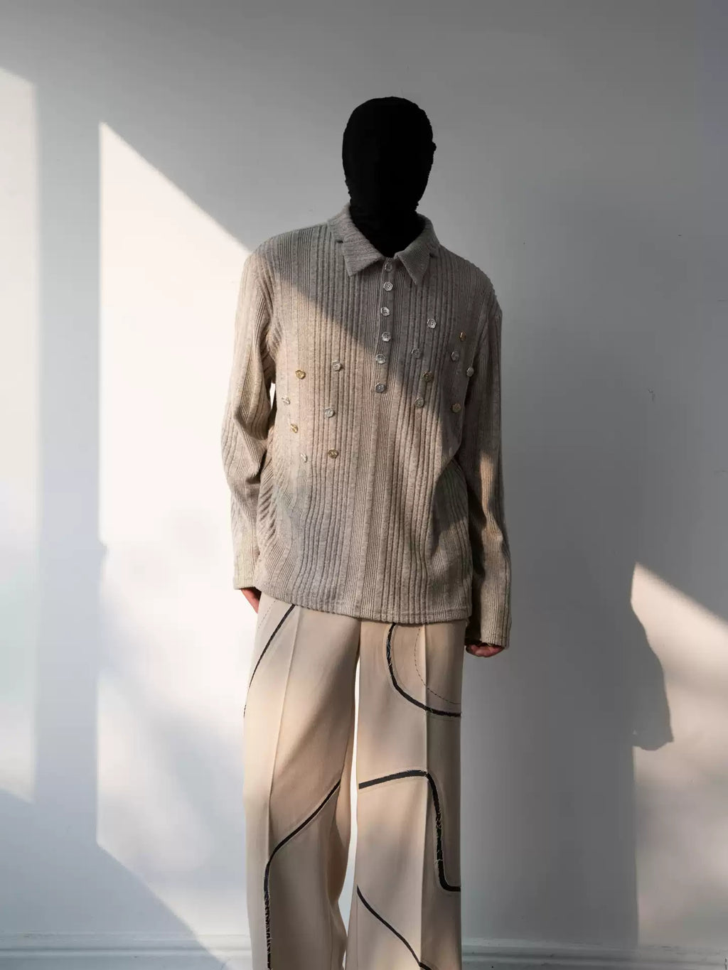 Men's Irregular knit top