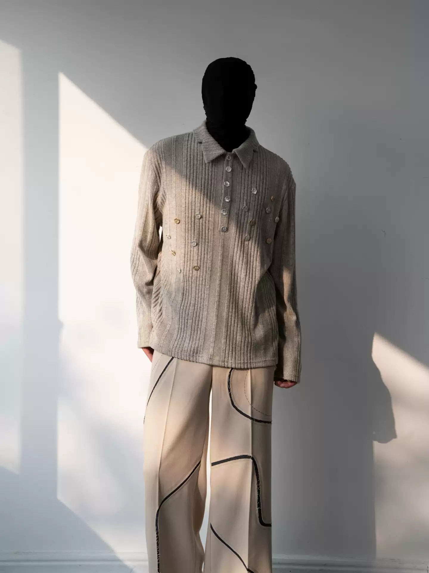 Men's Irregular knit top