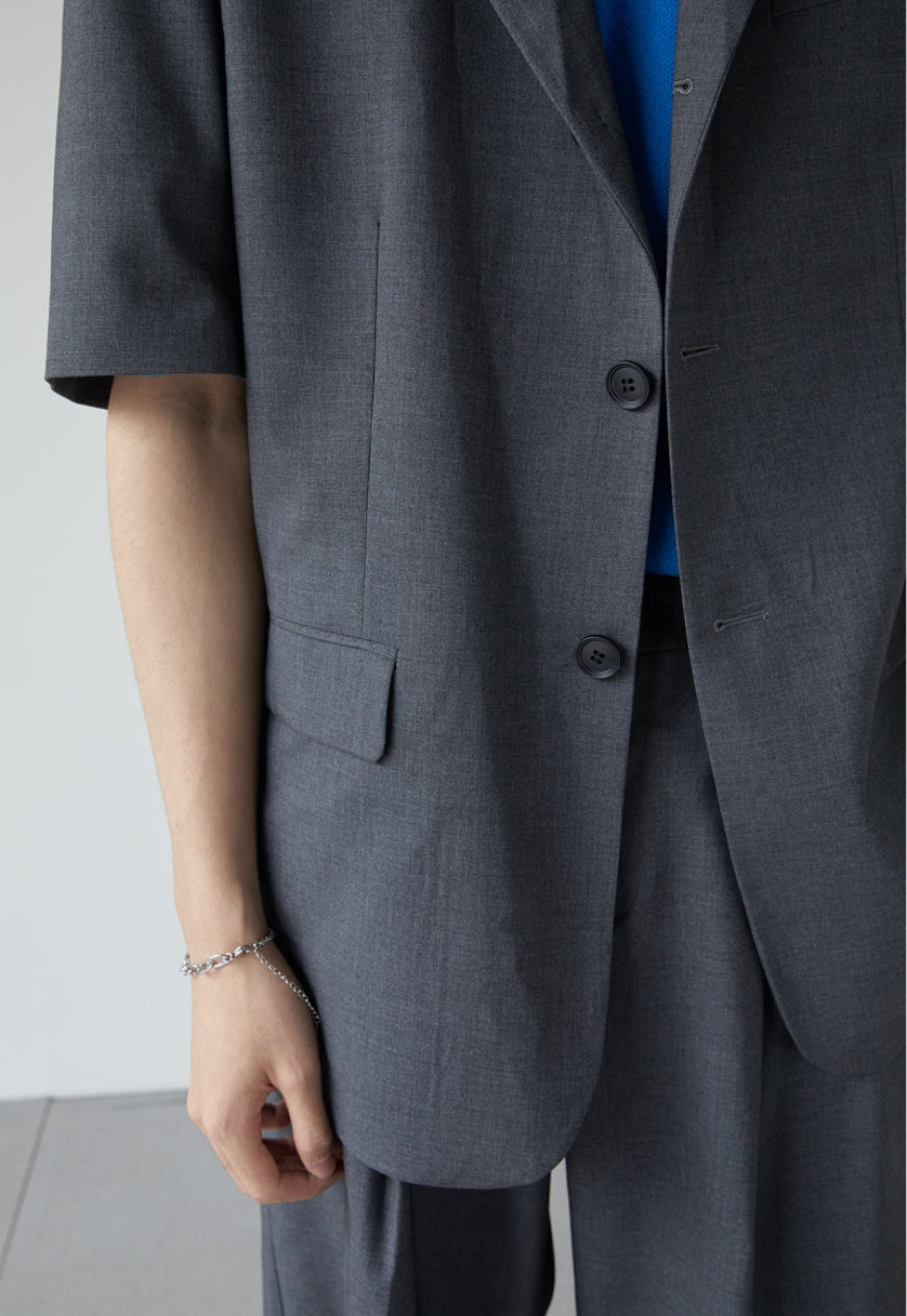 Men's Short sleeve suit jacket