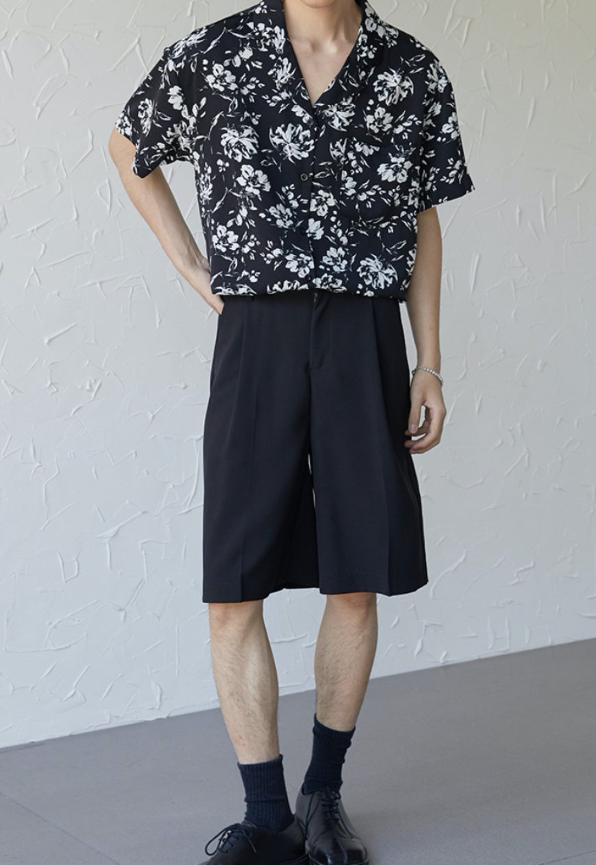 UZIP DESIGN Men's fashion floral shirts