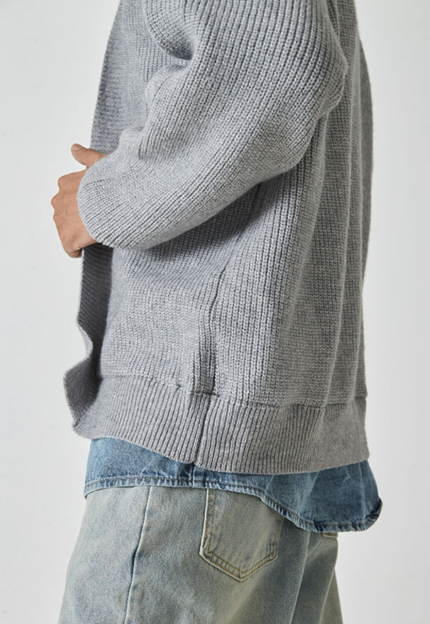 Men's Design Denim Cardigan Jacket