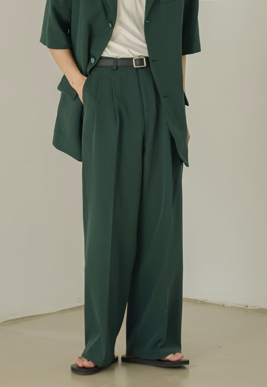 Men's Summer thin solid color suit pants
