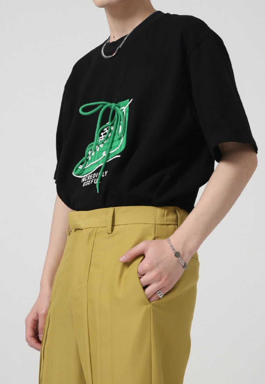 Men's three-dimensional print T-shirt