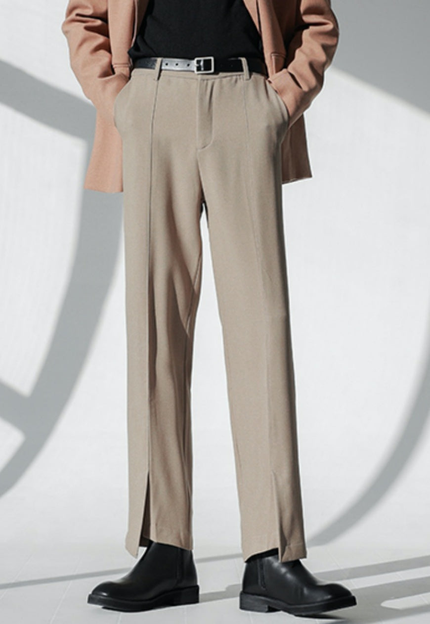 Men's irregular design suit pants