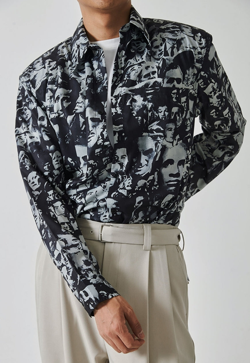 Men's Premium Vintage Floral Shirt