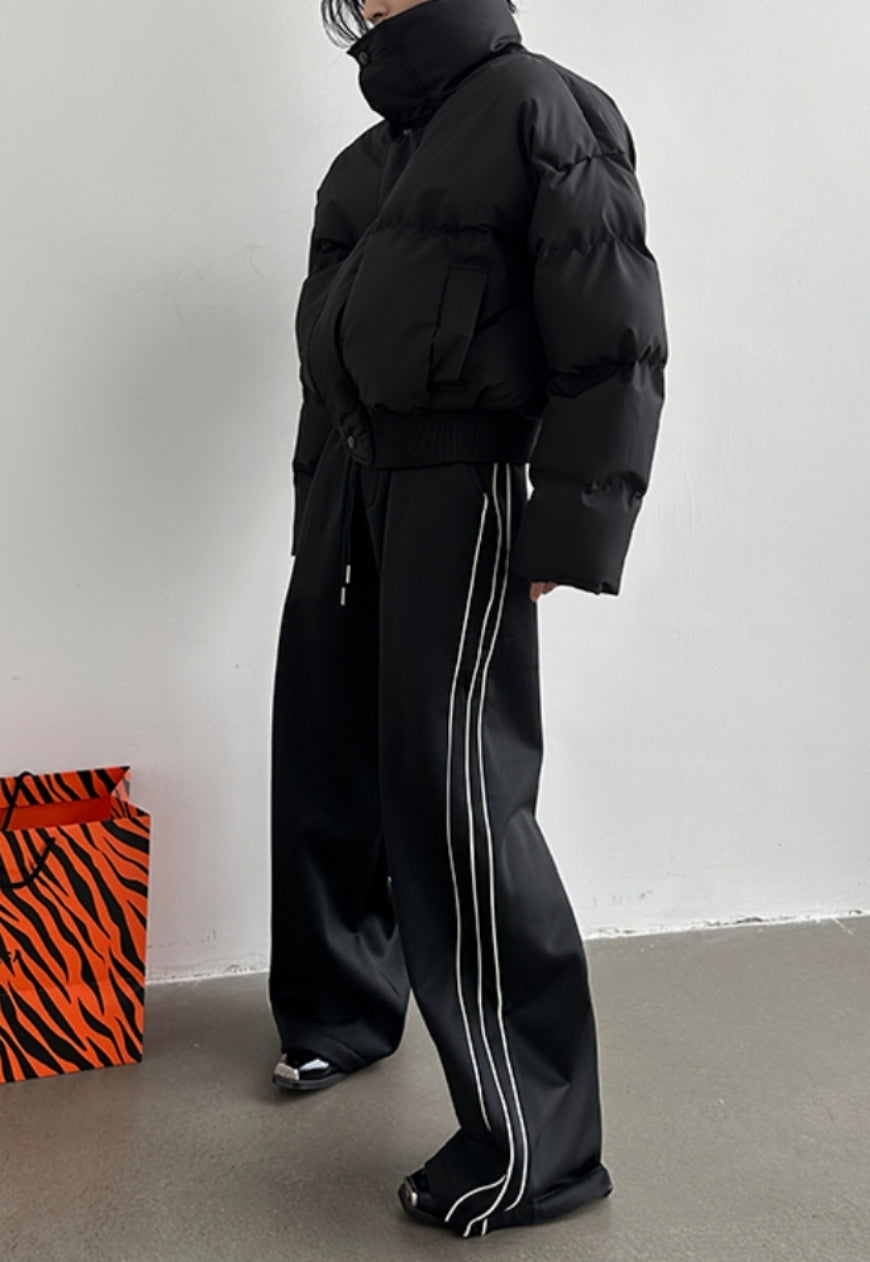Men's silhouette padded coat