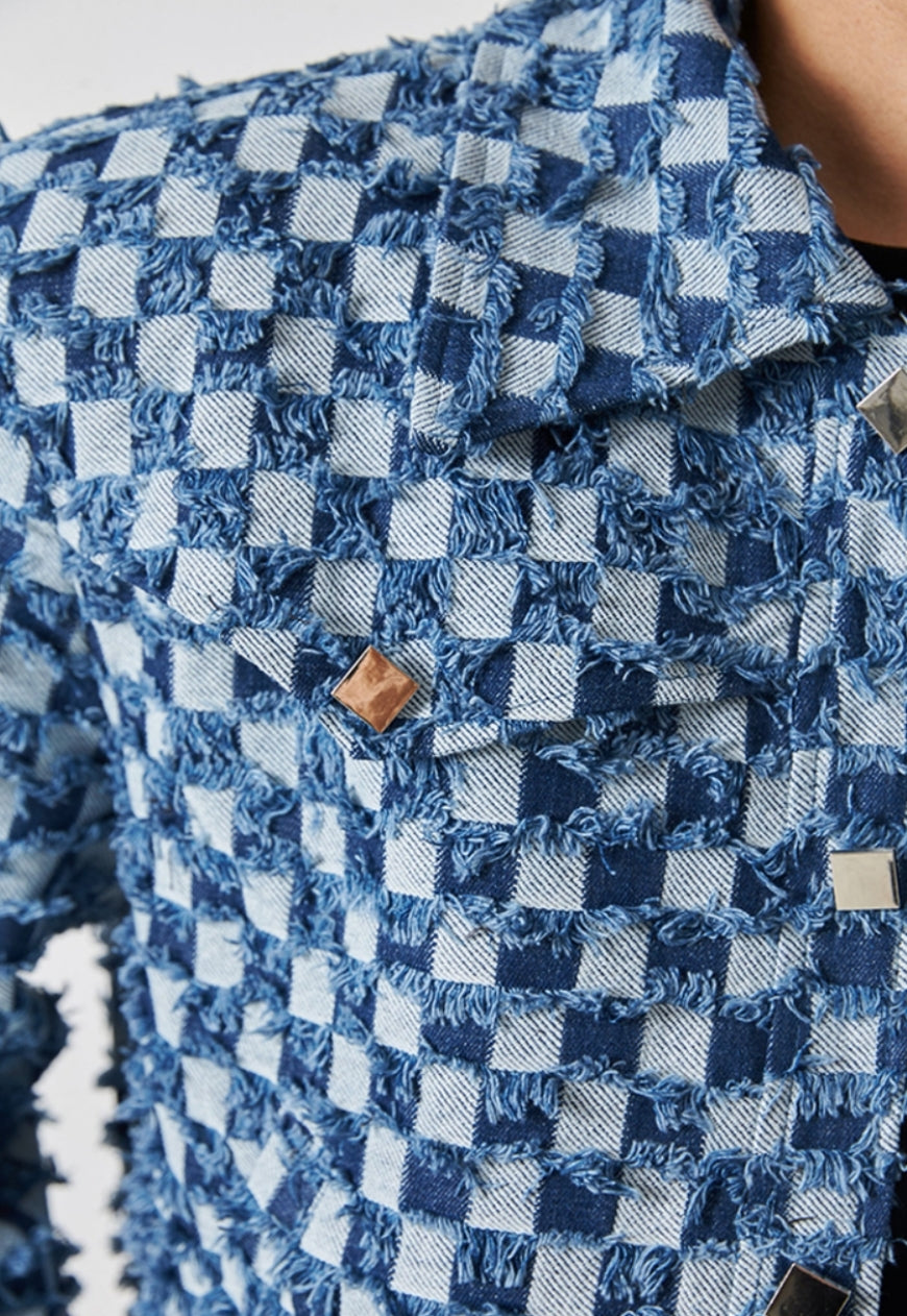 Men's Design plaid jacket