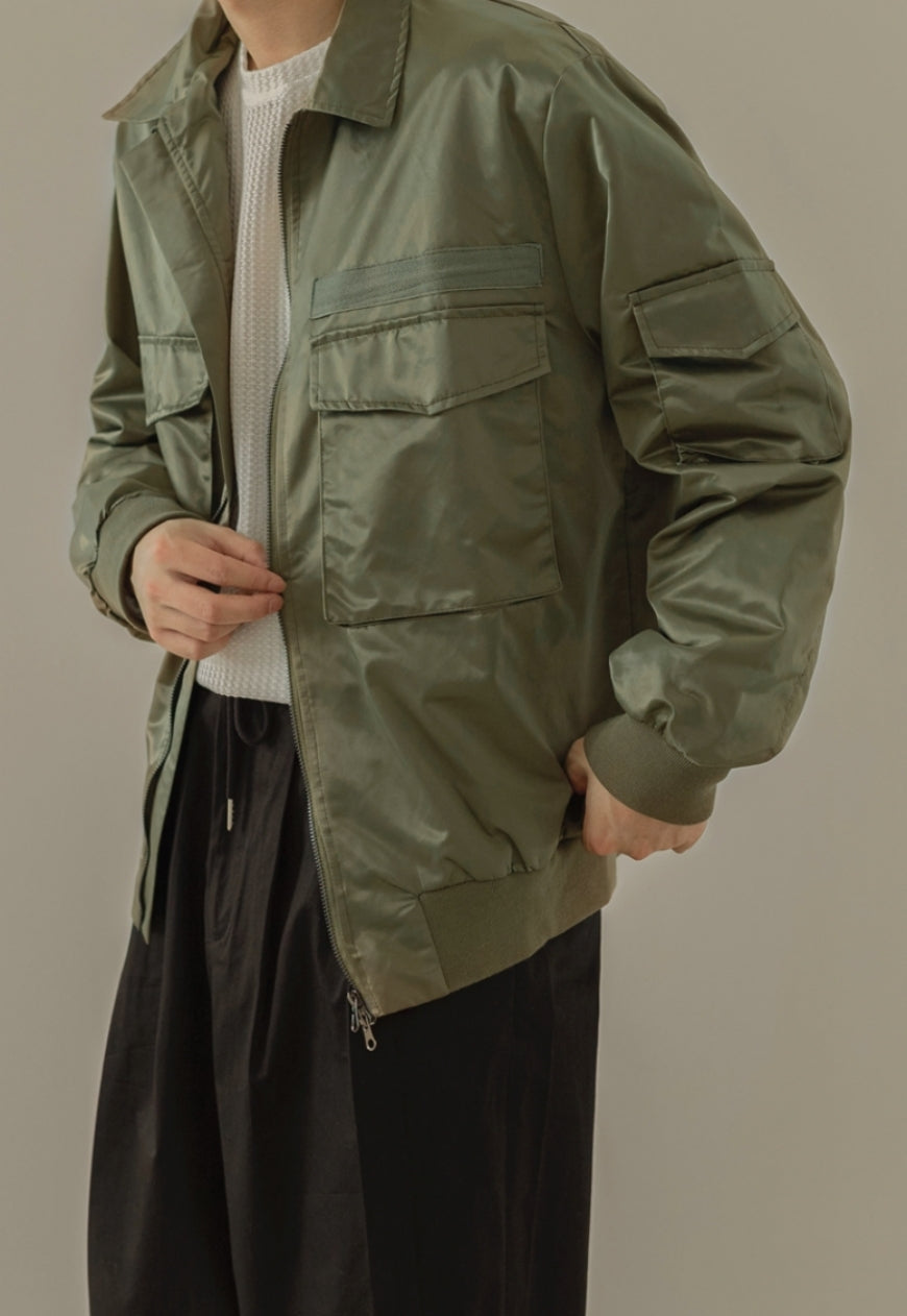 Men's Vintage aviator baseball jacket