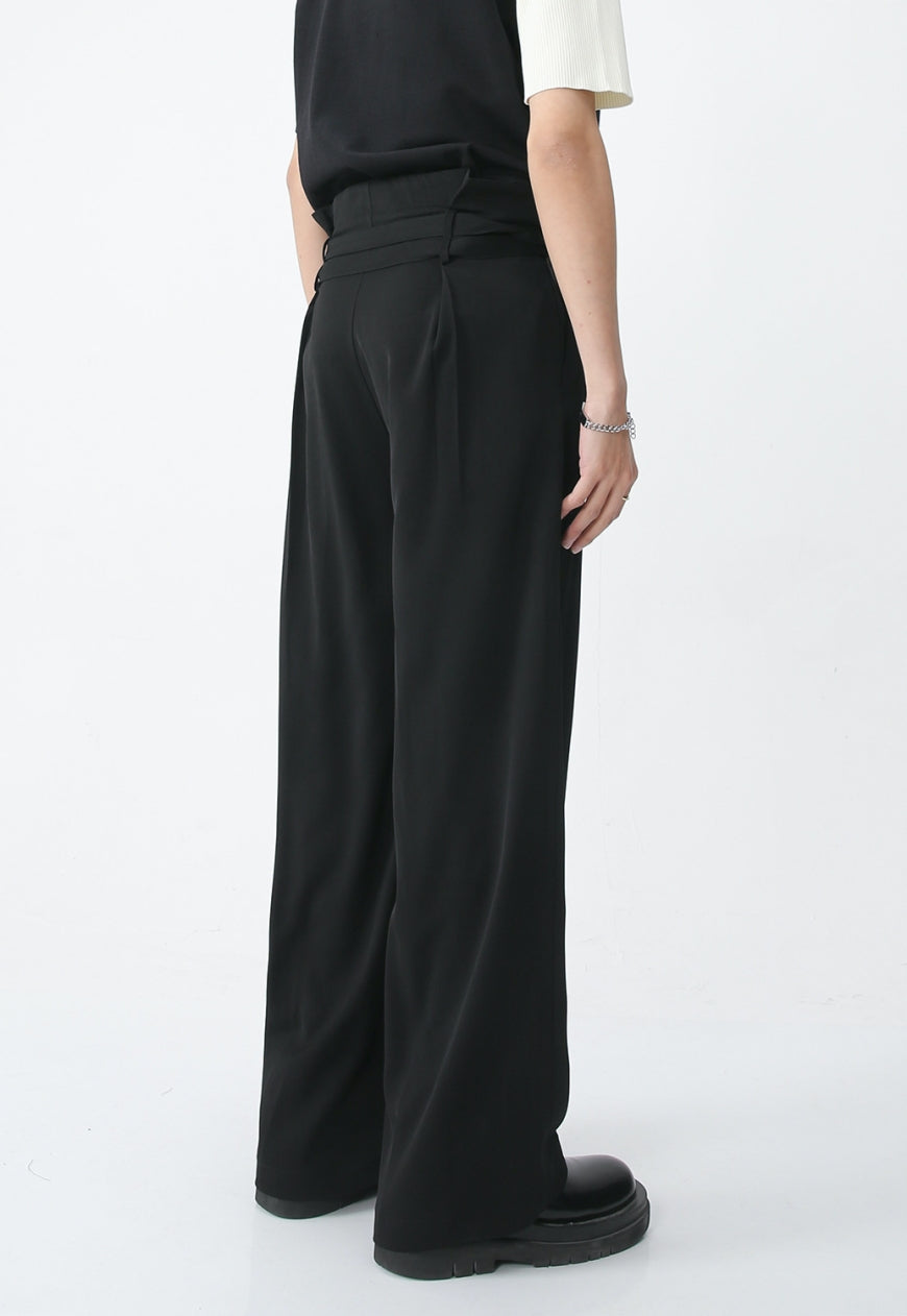 Men's mid high wide pants
