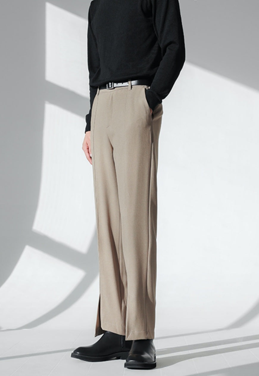 Men's irregular design suit pants