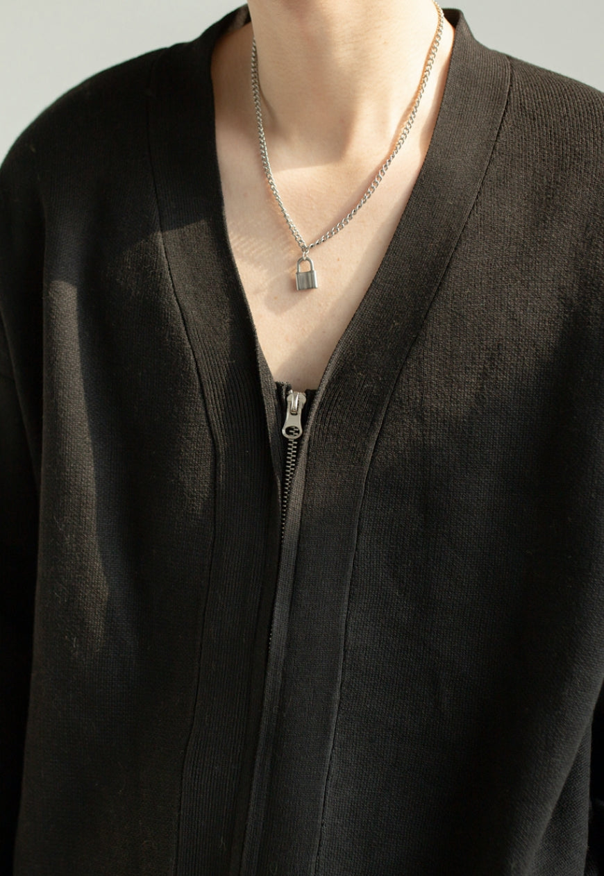 Men's Collar knitted cardigan jacket