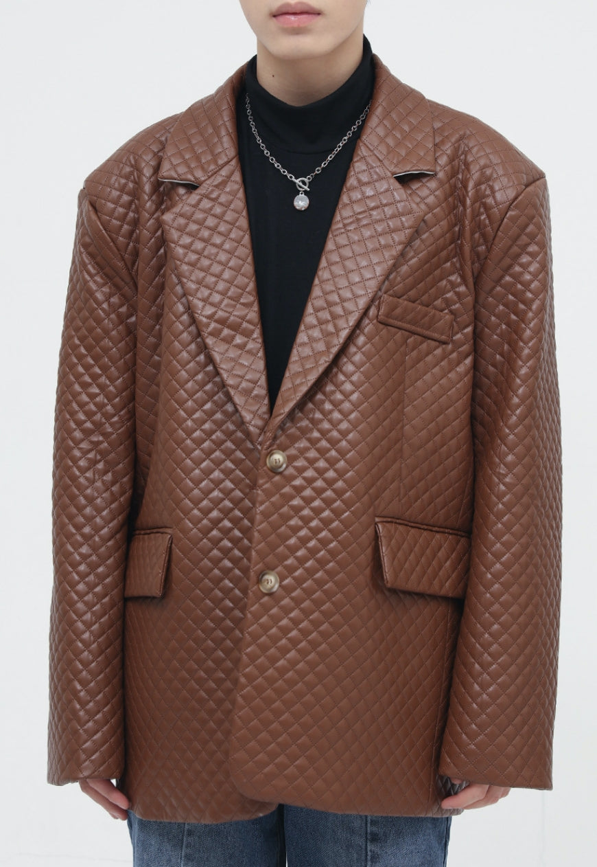 Men's Rhombus design suit
