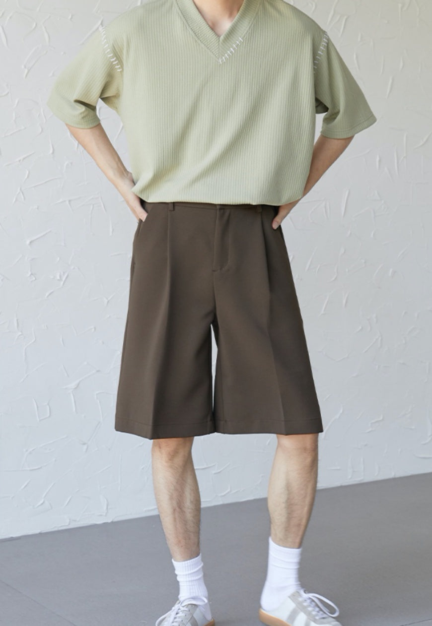 UZIP DESIGN Men's high-end suit shorts