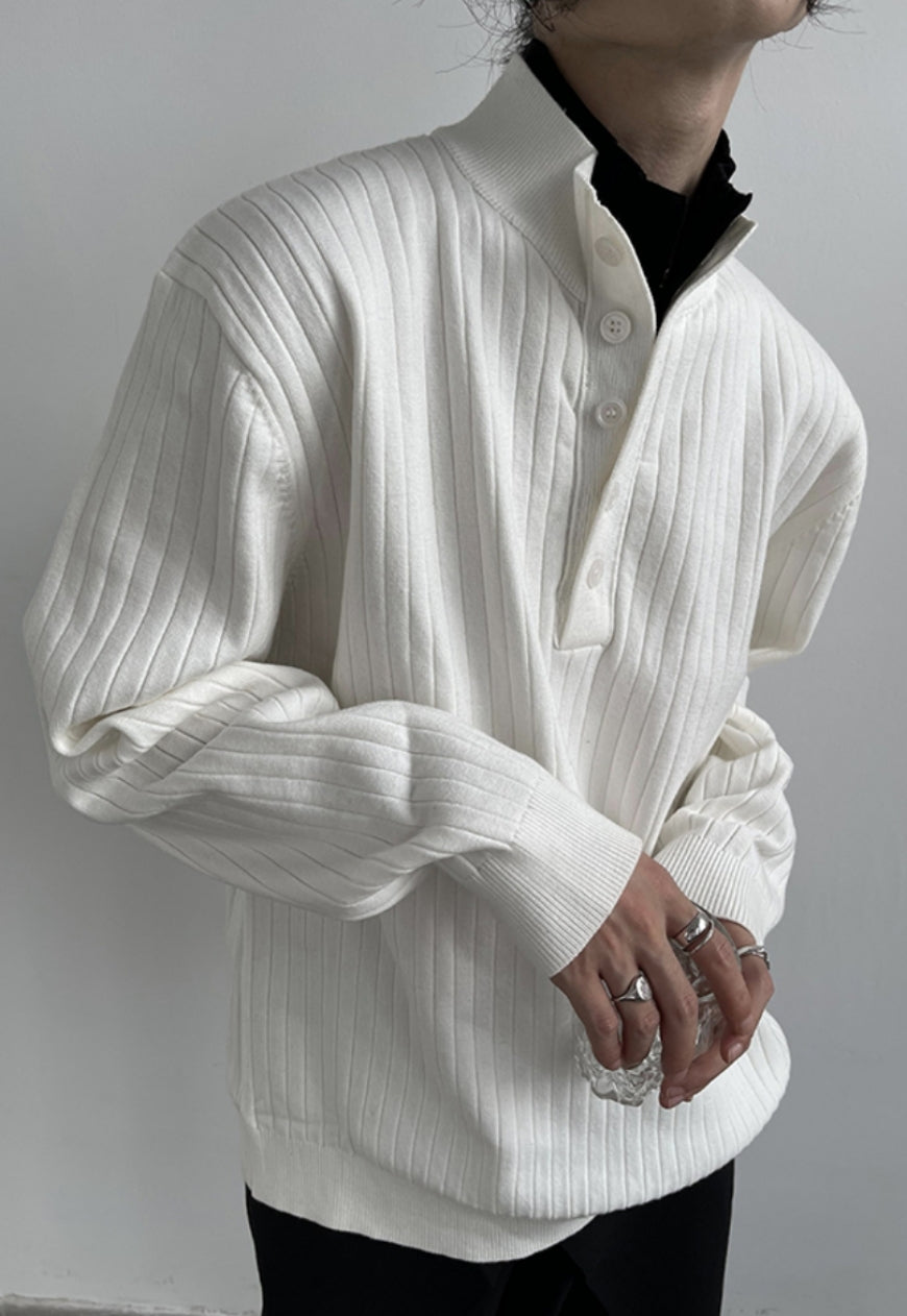 UZIP DESIGN Men's double neck sweater
