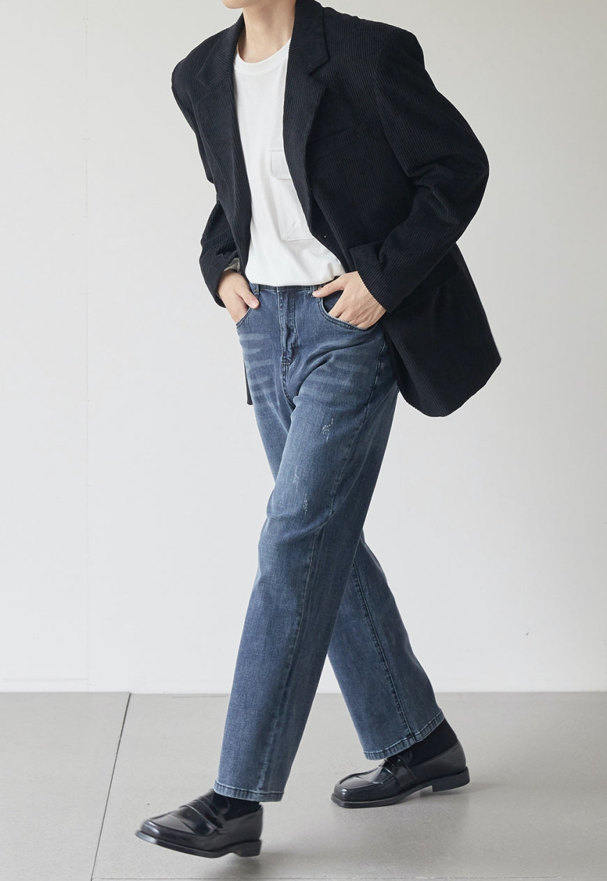 Men's Corduroy texture suit jacket