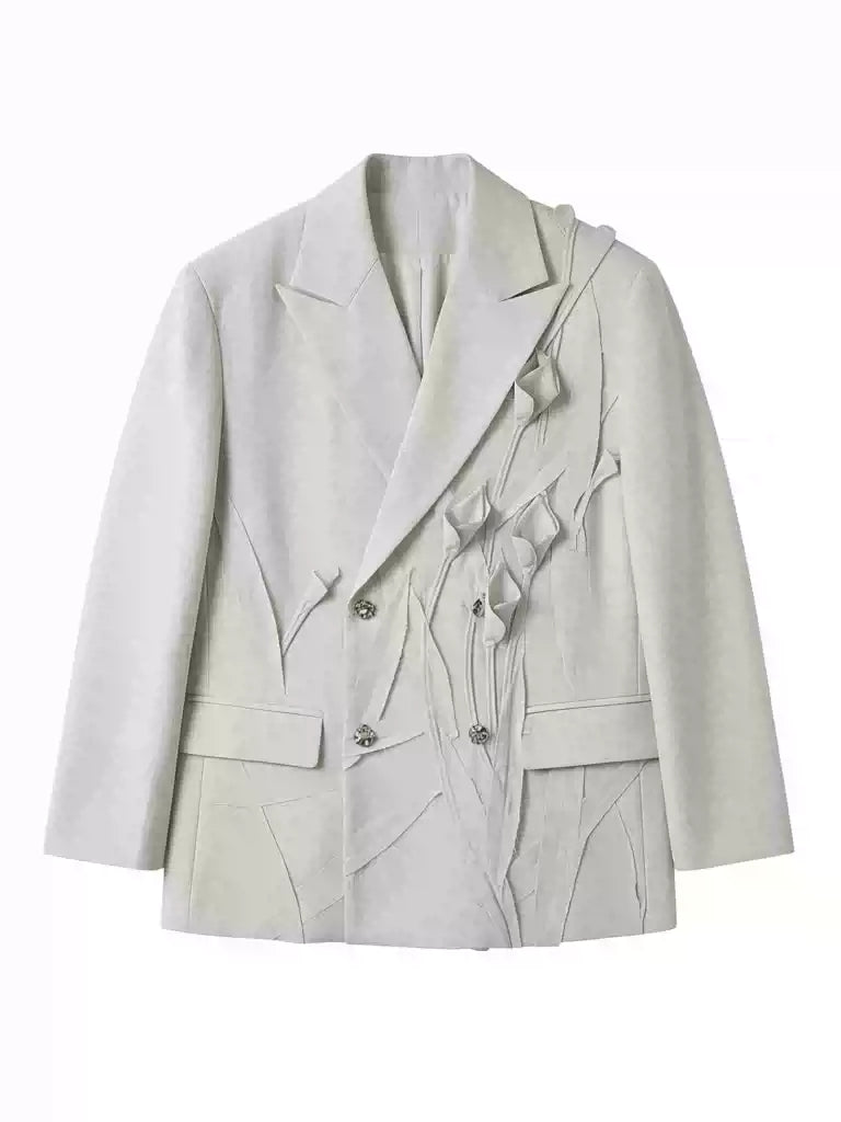 Sculptural Blossom Suit