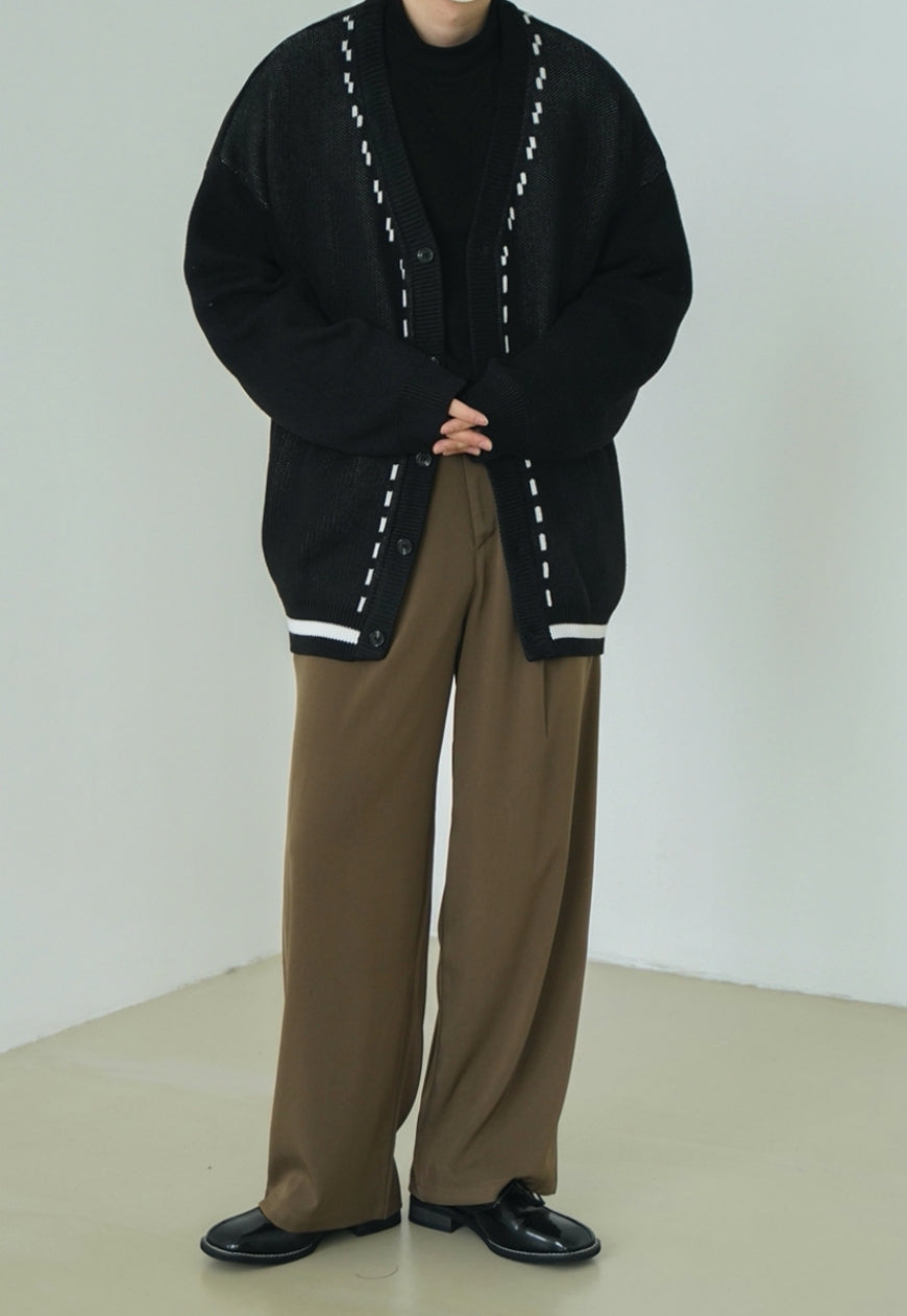 UZIP DESIGN Men's vintage cardigan sweater
